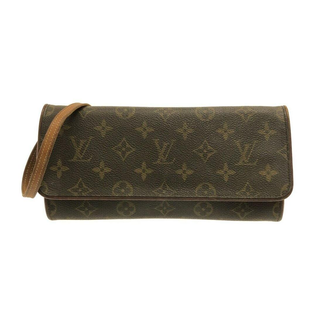 LOUIS VUITTON Pochette Twin GM M51852 Monogram FL0090 Shoulder Bag: LOUIS VUITTON Pochette Twin GM M51852 Monogram FL0090 Shoulder Bag Brand: LOUIS VUITTON Style: Shoulder Bag Exterior Color: Monogram Exterior Material: Monogram Canvas Model Number: M51852 Product Nam