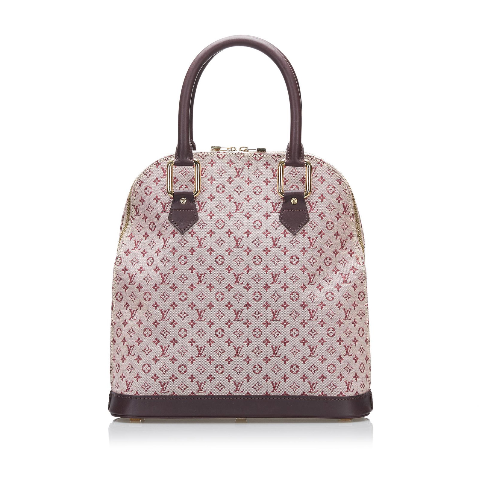 Louis Vuitton Monogram Mini Lin Alma Haut: Louis Vuitton Monogram Mini Lin Alma Haut The Alma Haut features Mini Lin canvas body with leather trim rolled leather handles a top zip closure and interior zip and slip pockets. Brand: Louis Vuitton