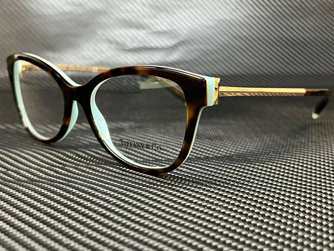 Tiffany TF2190 8134 Havana Blue Women Butterfly Demo Lens Eyeglasses Frame 52 mm: Tiffany TF2190 8134 Havana Blue Women Butterfly Demo Lens Eyeglasses Frame 52 mm Brand: Tiffany & Co. Frame Color: Havana Blue Type: Eyeglasses Lens Socket Width: 52 mm Bridge Width: 17 mm Temple Leng