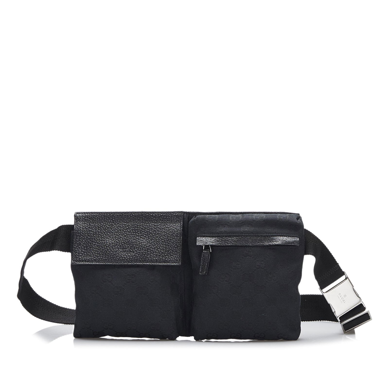 Gucci GG Canvas Belt Bag: Gucci GG Canvas Belt Bag This belt bag features a canvas body an adjustable flat strap exterior front flap and zip pockets and an exterior back zip pocket. Brand: Gucci Model: GG Canvas Belt Bag Origi