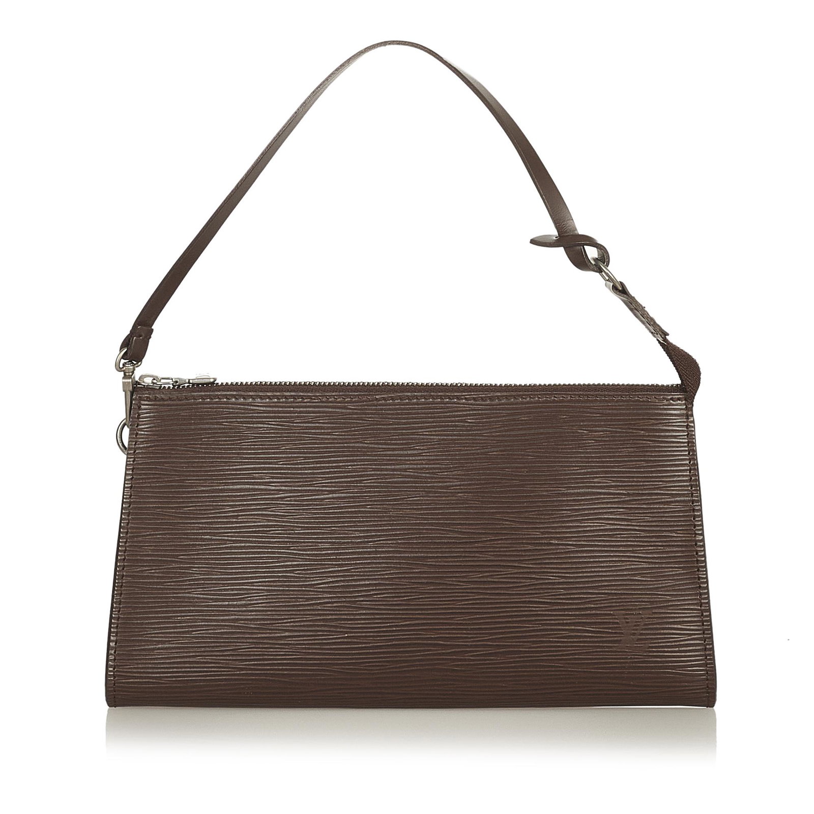 Louis Vuitton Epi Pochette Accessoires: Louis Vuitton Epi Pochette Accessoires The Pochette Accessoires features an epi leather body a flat shoulder strap and a top zip closure. Brand: Louis Vuitton Model: Epi Pochette Accessoires Origin: F