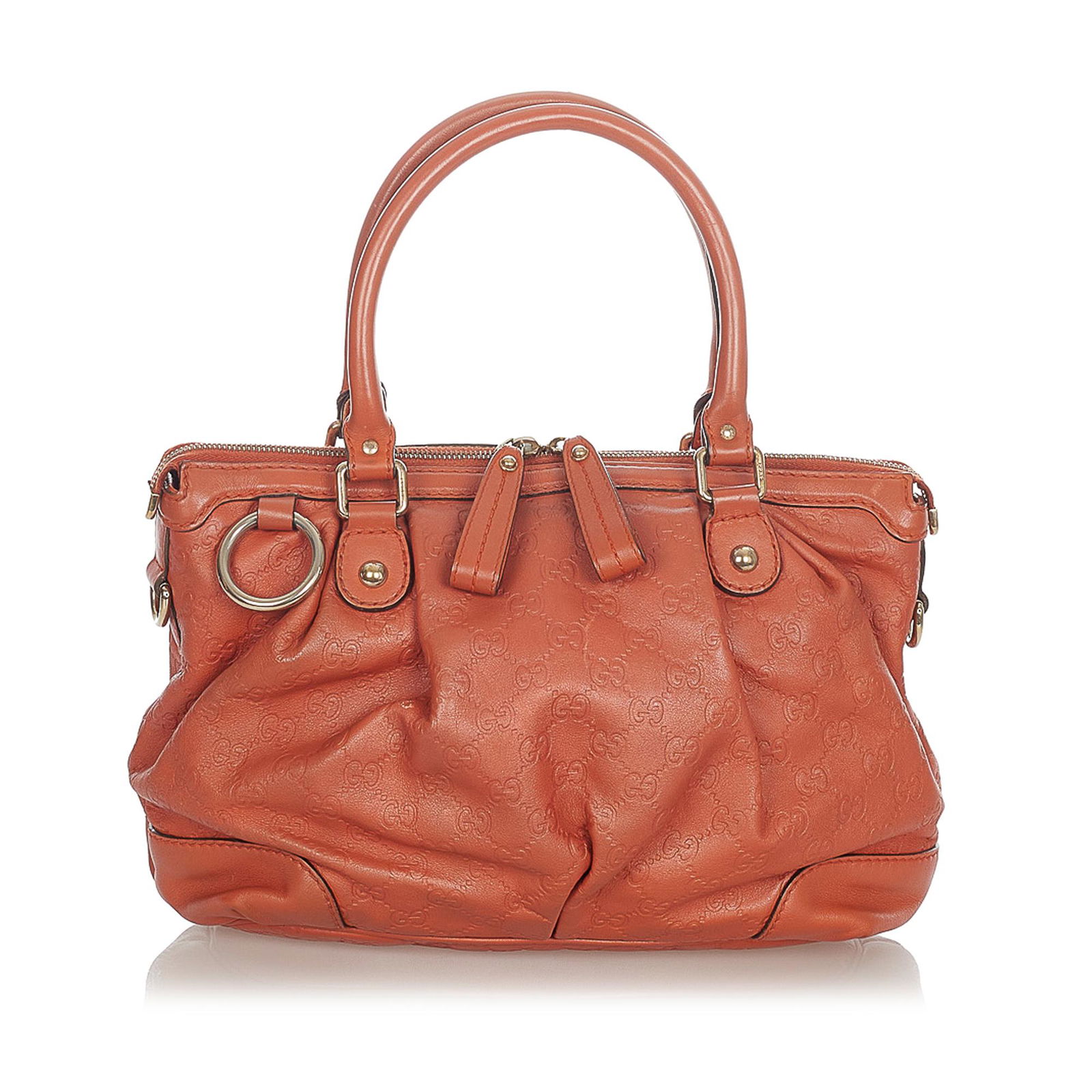 Gucci Sukey Leather Satchel: Gucci Sukey Leather Satchel The Sukey satchel features a leather body rolled leather handles a detachable leather strap a top zip closure and an interior zip pocket. Brand: Gucci Model: Sukey Leather