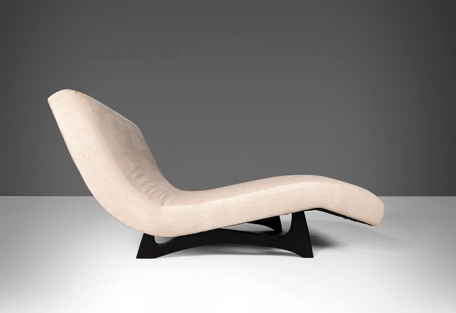 Sculptural Wave Lounge Chair Attributed to Adrian Pearsall for Craft Associates c. 1960s: Sculptural Wave Lounge Chair Attributed to Adrian Pearsall for Craft Associates c. 1960s Sculptural Wave Lounge Chair Attributed to Adrian Pearsall for Craft Associates c. 1960s About: An exceptional