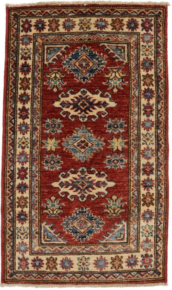 Rusty Red Tribal Geometric Design 2X3 Kazak Pakistan Rug Bathroom Bedroom Carpet: Rusty Red Tribal Geometric Design 2X3 Kazak Pakistan Rug Bathroom Bedroom Carpet Type: Area Rug "Size: 30 X 111 Ft" Color: Rusty Red Production Technique: Knotted Material: Wool Item Width: 23 Origina