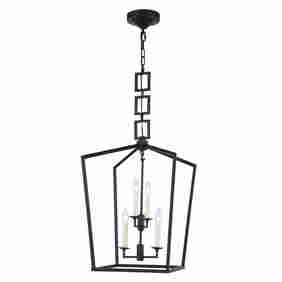 VINTAGE BRONZE DINING ROOM KITCHEN COUNTRY COTTAGE FARMHOUSE CHANDELIER 4 LIGHT (1 of 5)