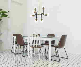 BLACK - BRASS GLASS SHADES DINING ROOM KITCHEN ISLAND PENDANT CHANDELIER FIXTURE (1 of 7)