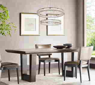 LARGE 2 TIER CRYSTAL CHANDELIER BLACK FRAME MODERN FOYER DINING ROOM FIXTURE 36" (1 of 8)
