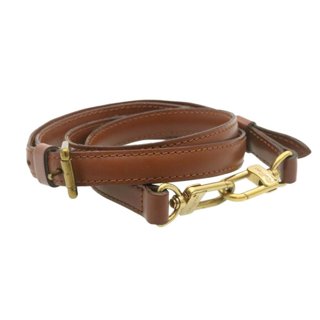 LOUIS VUITTON Shoulder Strap Brown LV: LOUIS VUITTON Shoulder Strap Brown LV Brand: LOUIS VUITTON Style: Shoulder Strap Material: Leather Color: Brown Bag Length: 0.6inch(Approx) / 1.5cm(Approx) Type: Shoulder Strap C: Heavily Used The BID