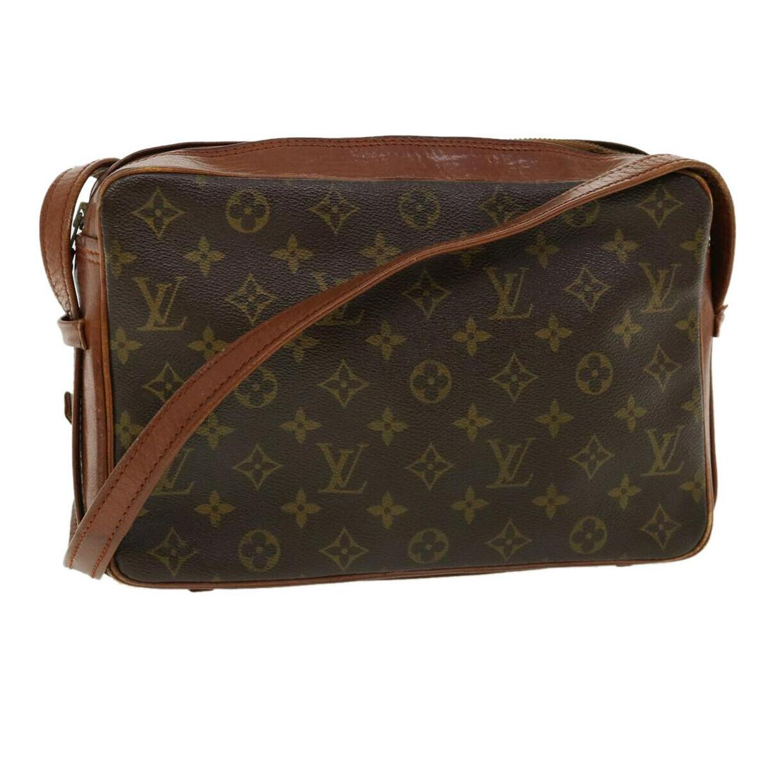 LOUIS VUITTON Monogram SacBandouliere Shoulder Bag M51364 LV: LOUIS VUITTON Monogram SacBandouliere Shoulder Bag M51364 LV Brand: LOUIS VUITTON Style: Shoulder Bag Material: Monogram Canvas Exterior Color: Monogram Bag Height: 7.9inch(Approx) / 20cm(Approx) Bag 