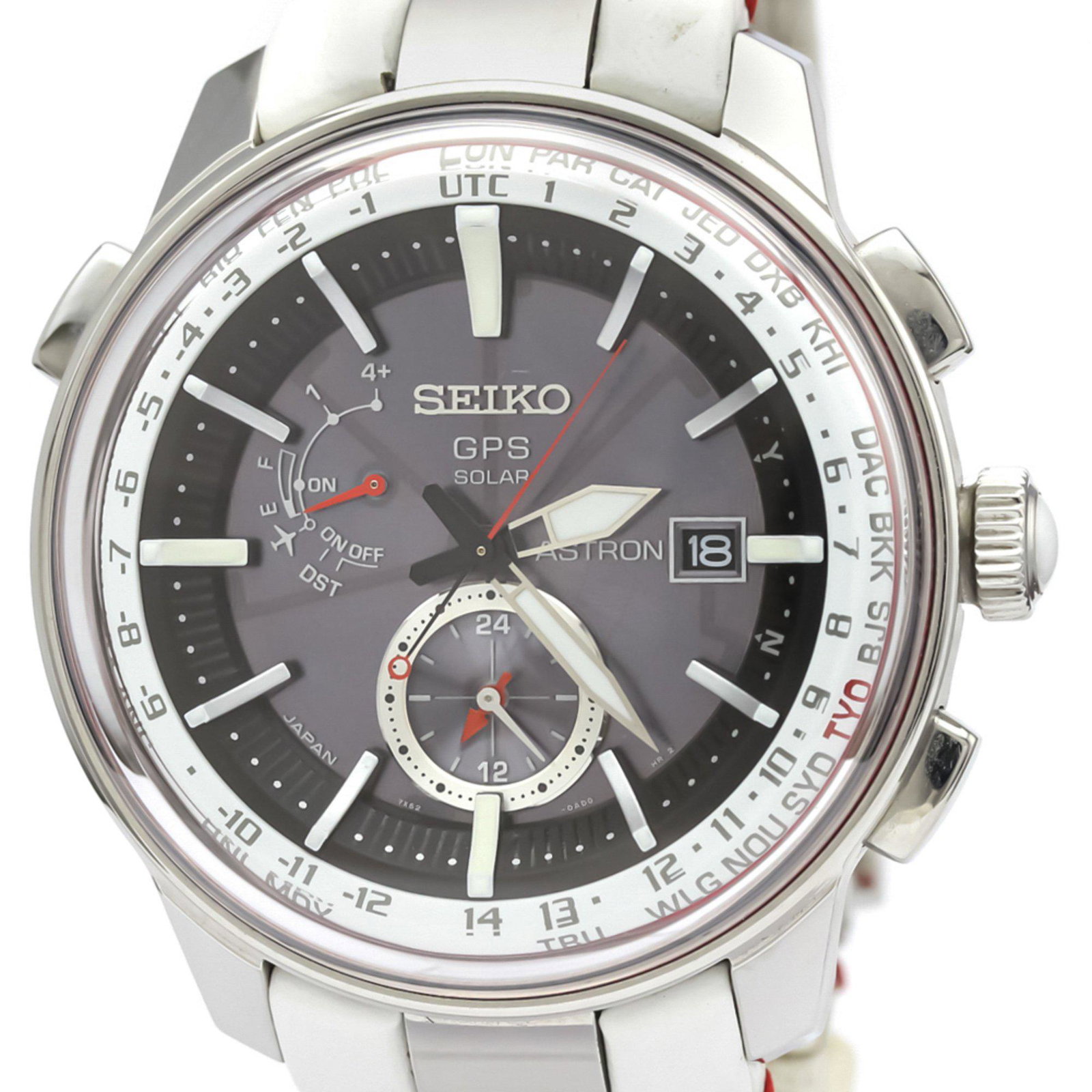 Seiko Astron Solar Stainless Steel Men's Sports Watch SBXA045(7X52-0AM0): Seiko Astron Solar Stainless Steel Men's Sports Watch SBXA045(7X52-0AM0) Brand: Seiko Line: Astron Model: SBXA045(7X52-0AM0) Style: Sport Gender: Men Material (Case): Stainless steel Material (Band): 