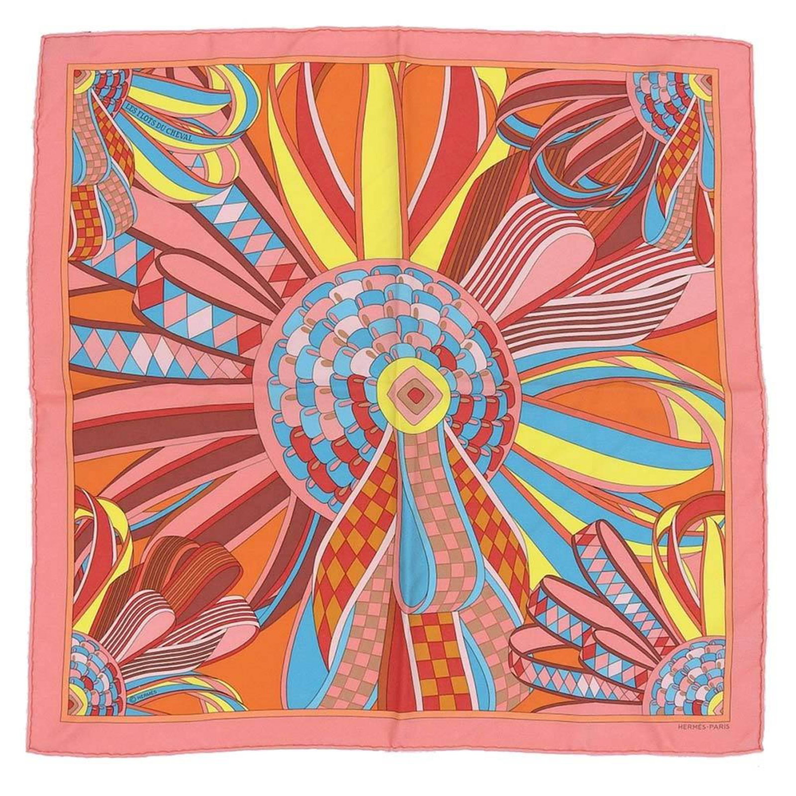 Hermes HERMES Carre 42 Petit Scarf LES FLOTS DU CHEVAL Horse Commendation Silk Multicolor: Hermes HERMES Carre 42 Petit Scarf LES FLOTS DU CHEVAL Horse Commendation Silk Multicolor Brand: Hermes Type: Scarf Gender: Women Color: Multi-color Material: Silk100% Silk: 100% Size (LxW): 41.5cm x 