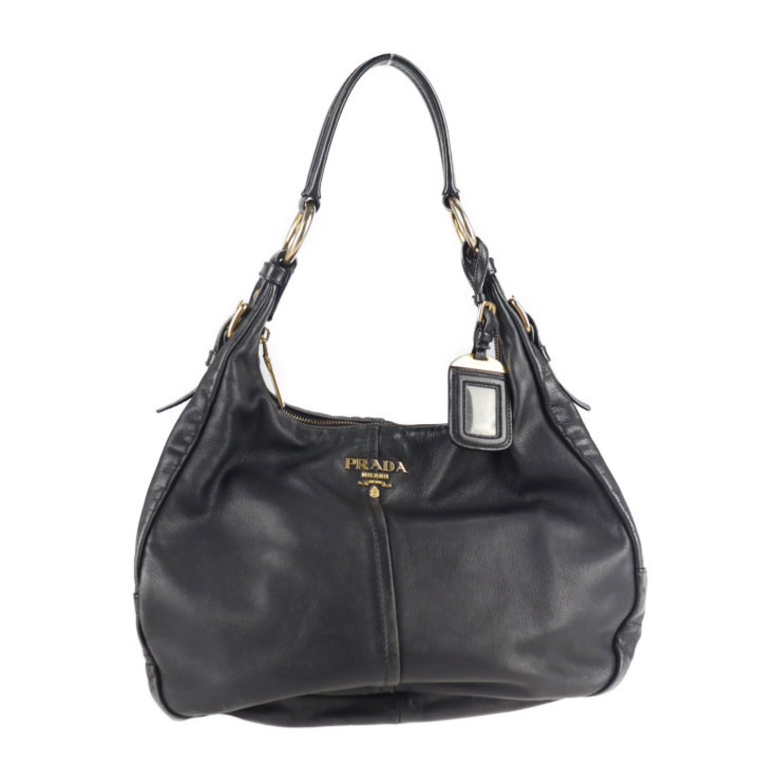 PRADA Prada shoulder bag BR4373 calf black semi-shoulder: PRADA Prada shoulder bag BR4373 calf black semi-shoulder Brand: Prada Type: Handbag Shopping bag Shoulder bag Tote bag Color: Black Closure: Open Inner Pocket: Open pocket1 Zipper pocket1 Open pocket: