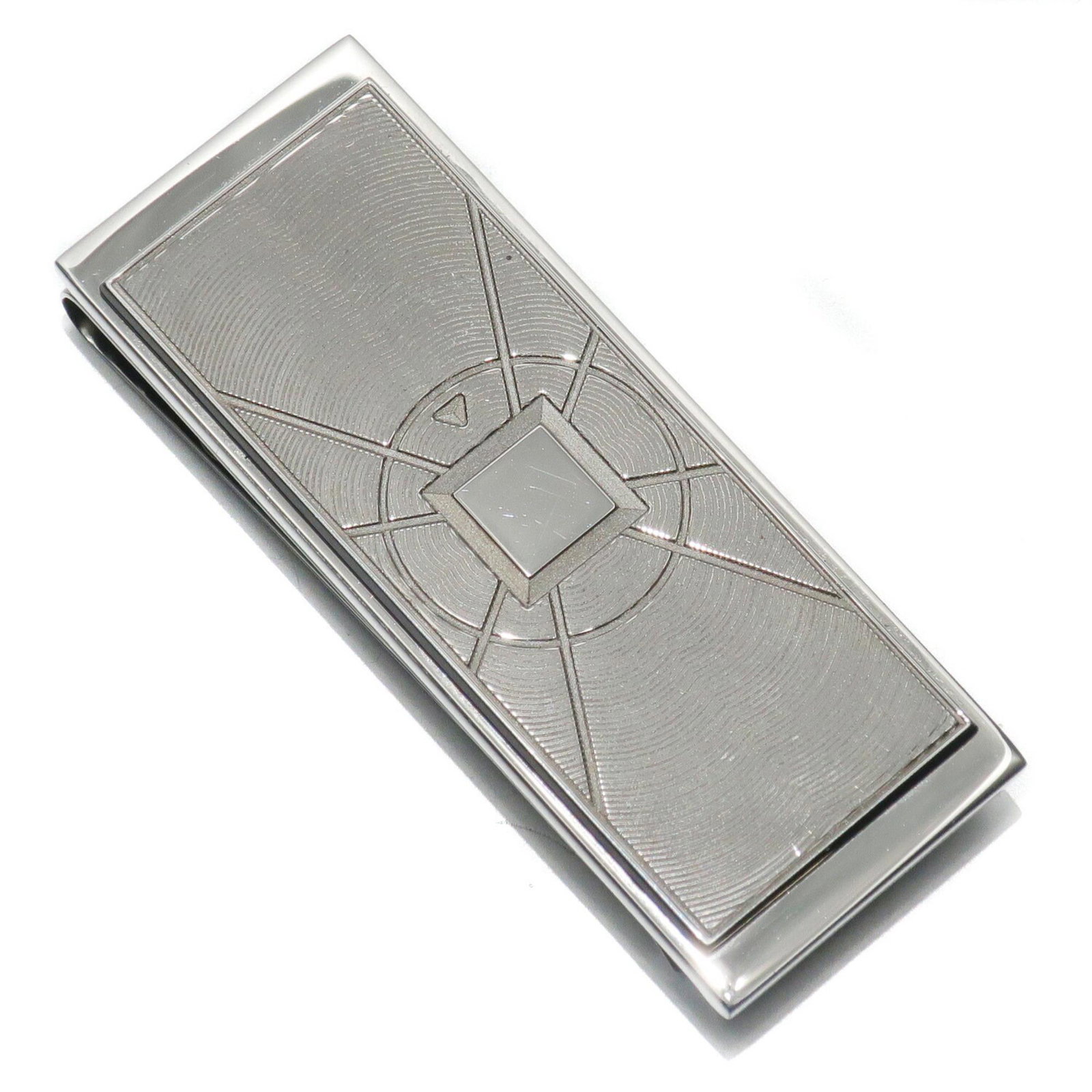 Cartier Pasha de OG000438 Stainless Steel Money Clip: Cartier Pasha de OG000438 Stainless Steel Money Clip Brand: Cartier Line: Pasha Country of Origin: France Type: Money clip Gender: Men Women Material: Stainless steel Stainless steel: Size (HxWxD): 4.