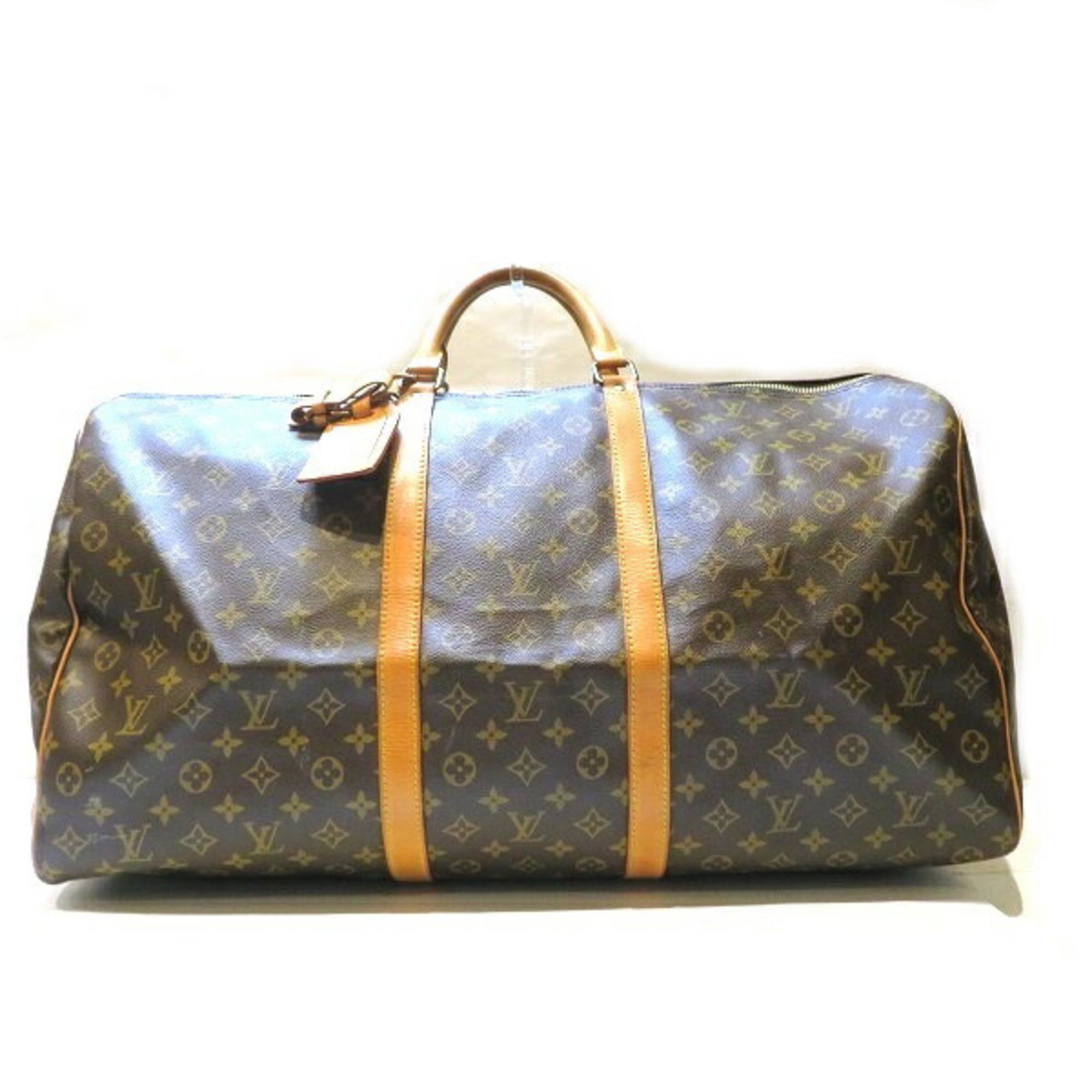 Louis Vuitton Monogram Keepall 60 M41422 Bag Boston Unisex: Louis Vuitton Monogram Keepall 60 M41422 Bag Boston Unisex Brand: Louis Vuitton Type: Boston bag Material: Monogram Monogram: Color: Brown Monogram Closure: Zipper Gender: Women Men Size (HxWxD): 38cm