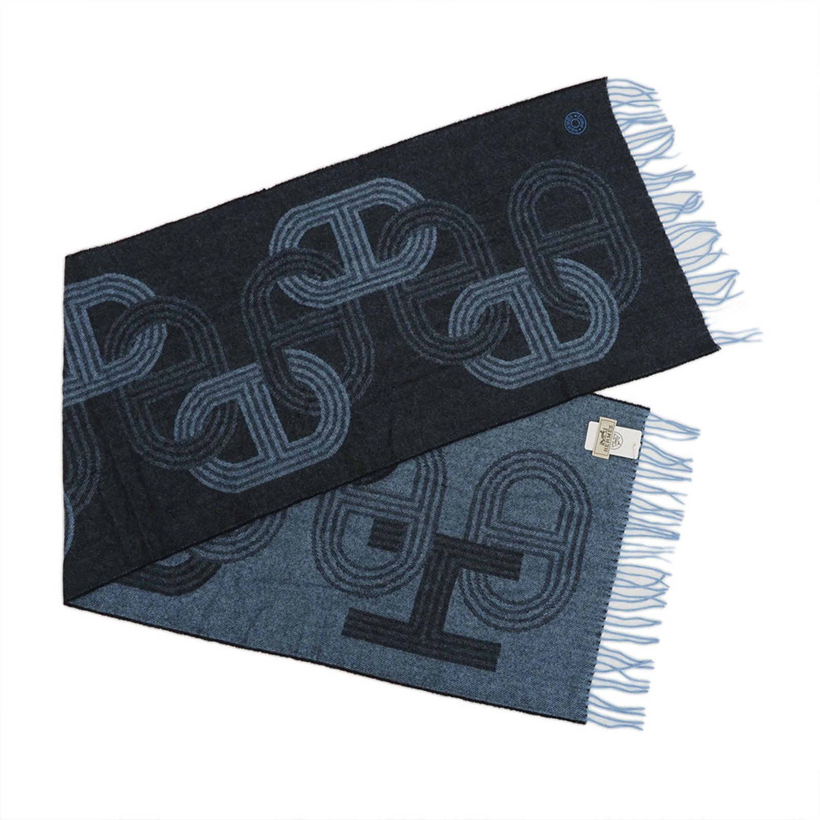 Hermes HERMES Muffler 24 Circuit Marine x Ciel H392684T Men's Women's: Hermes HERMES Muffler 24 Circuit Marine x Ciel H392684T Men's Women's Brand: Hermes Country of Origin: United Kingdom Type: Scarf Gender: Men Women Unisex Material: Cashmere100% Cashmere: 100% Size (L