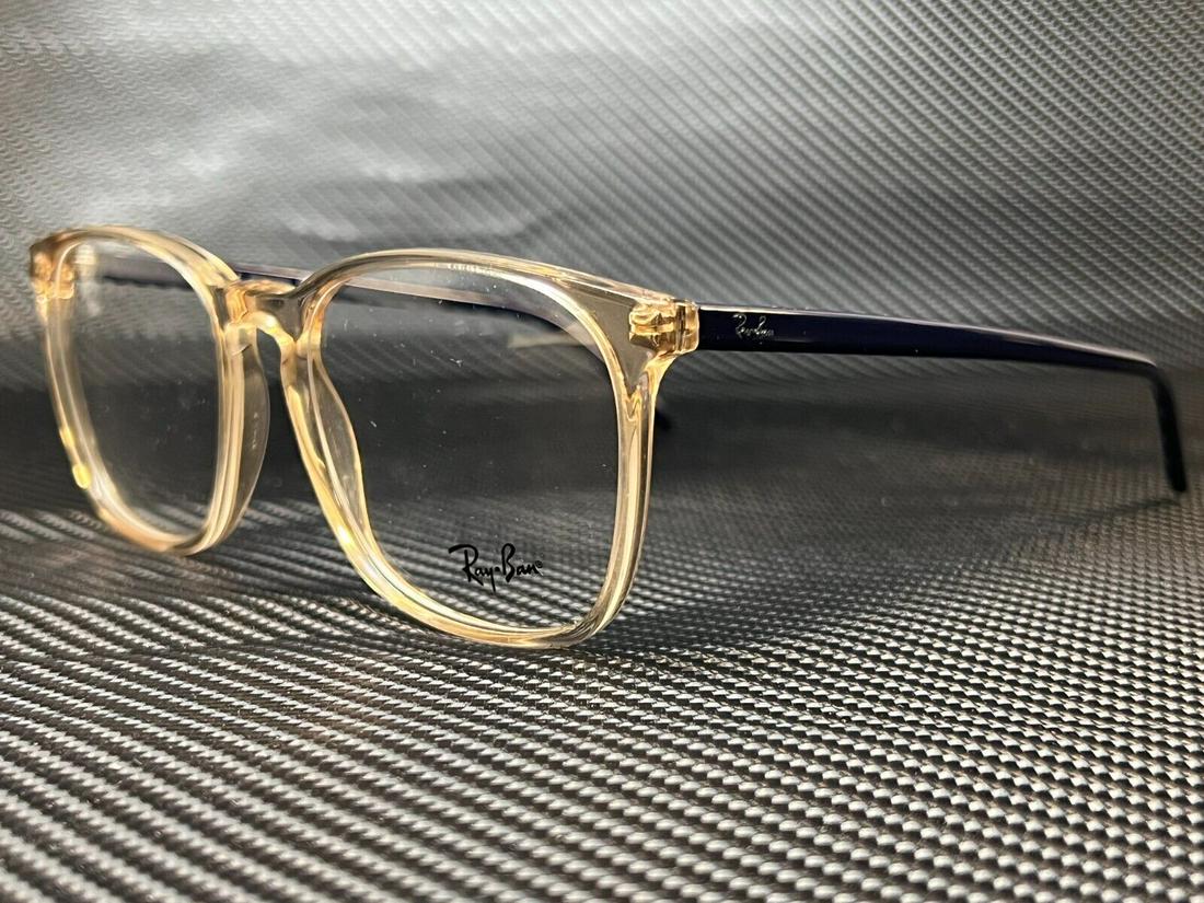 RAY BAN RX5387 8138 Transparent Light Brown Square 54 mm Unisex Eyeglasses: RAY BAN RX5387 8138 Transparent Light Brown Square 54 mm Unisex Eyeglasses Style: Square Type: Eyeglasses Brand: Ray Ban Frame Color: Brown New The BIDHAUS Guarantee: All items in this auction are gua