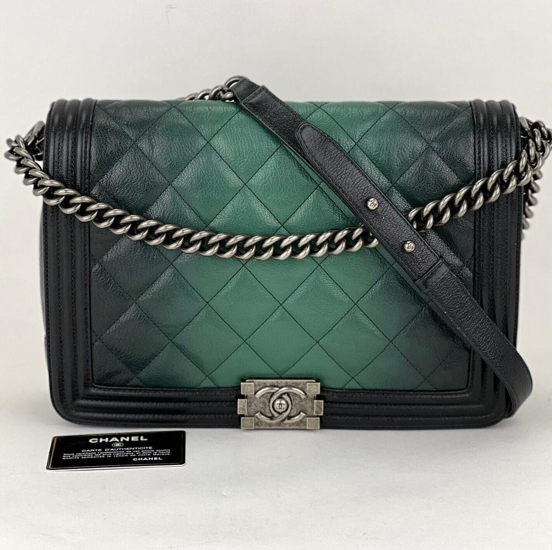 Chanel ombre boy bag sale