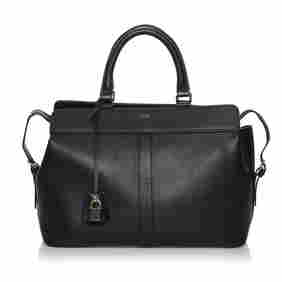Celine Medium Cabas de France Leather Satchel (1 of 12)
