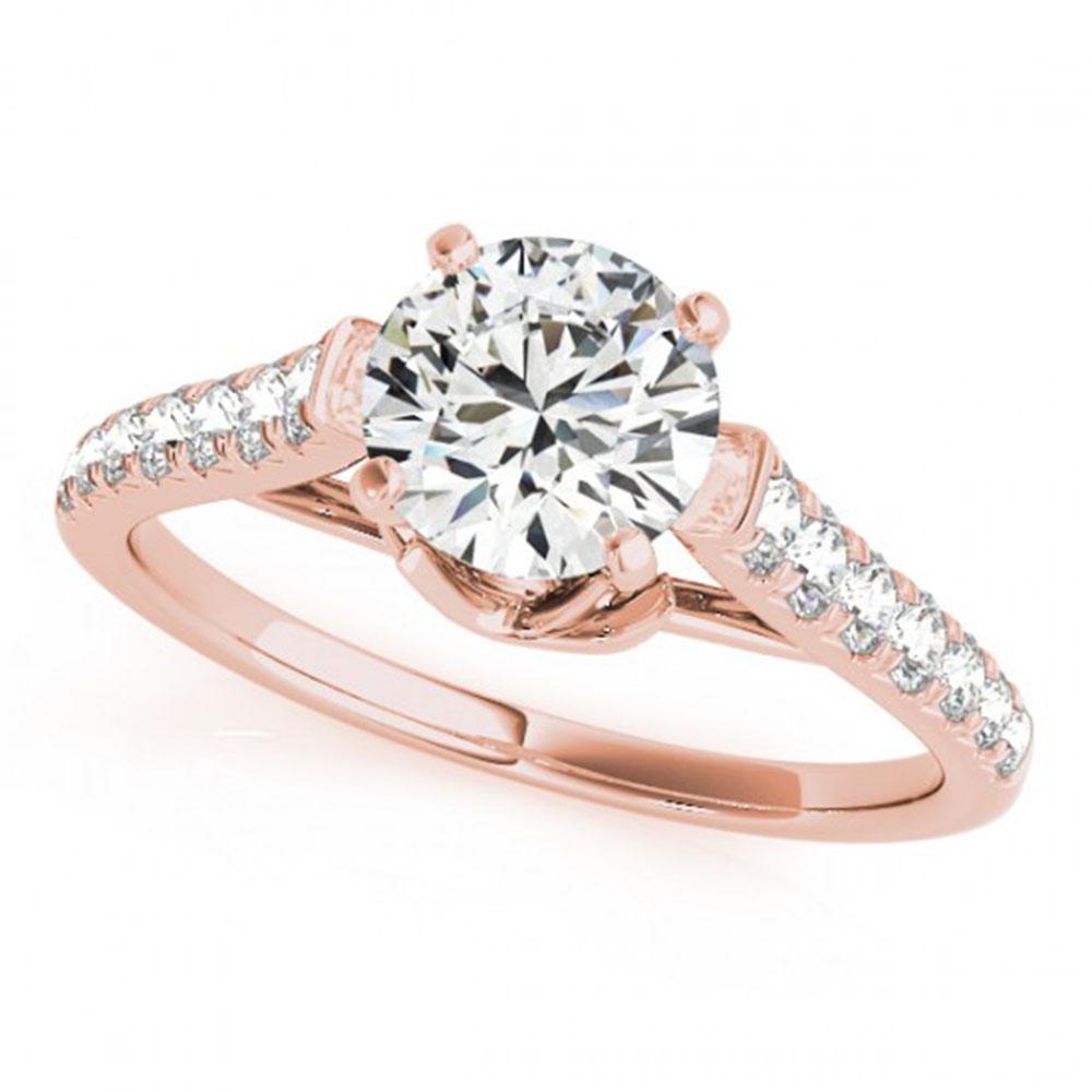 1.25 ctw Certified VS/SI Diamond Ring 18k Rose Gold: 1.25 ctw Certified VS/SI Diamond Ring 18k Rose Gold 1.25 ctw Certified VS/SI Diamond Ring 18k Rose Gold Designer Brand Luxury Jewelrymade in the USA Suggested Retail Price: $11350 . Item: Diamond Wedd