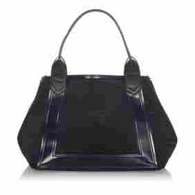 Balenciaga Navy Cabas S Canvas Tote Bag (1 of 11)