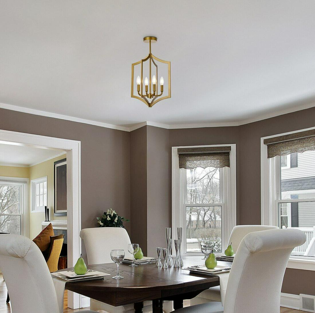 LIVING DINING ROOM KITCHEN ISLAND BEDROOM BATHROOM FLUSH MOUNT LIGHTING 4 LIGHT: LIVING DINING ROOM KITCHEN ISLAND BEDROOM BATHROOM FLUSH MOUNT LIGHTING 4 LIGHT Model: Kiera Number Of Lights: 4 Item Height: 22.8" Item Width: 14" Suggested Room Fit:: Living Room Dining Room Bedroom