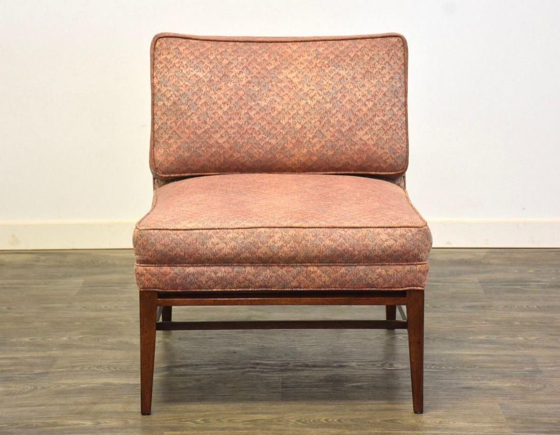 Mahogany Mid-Century Modern Lounge Chair by Paul McCobb: Mahogany Mid-Century Modern Lounge Chair by Paul McCobb A mid century modern mahogany frame lounge chair by Paul McCobb "Planner Group" for Winchendon Furniture. Seat height is 17". 26" wide. 31.5" de