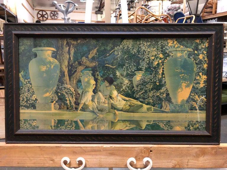 Maxfield Parrish Lithograph "Garden of Allah" 1919: Maxfield Parrish Lithograph "Garden of Allah" 1919 Creator:: Maxfield Parrish (Artist) Dimensions:: Height: 19 in (48.26 cm) Dimensions:: Width: 34 in (86.36 cm) Dimensions:: Depth: 1.5 in (3.81 cm) M