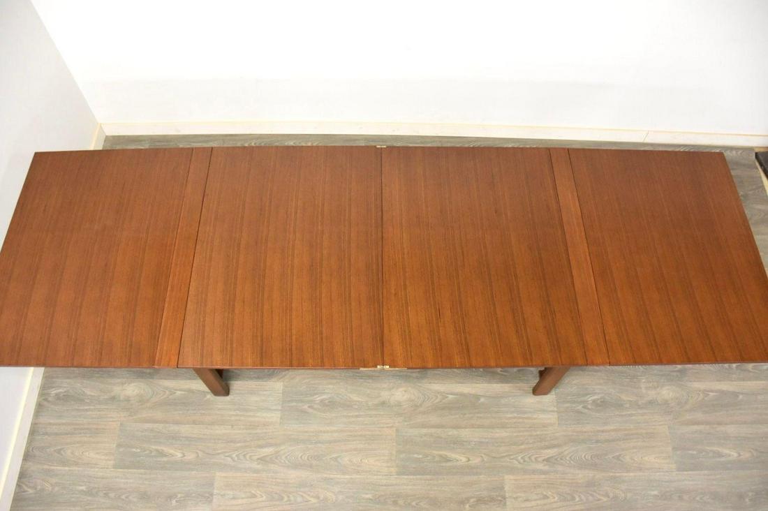 Bruno Mathsson Style Walnut Maria Dining Table: Bruno Mathsson Style Walnut Maria Dining Table A mid century modern walnut Bruno Mathsson style gate leg Maria dining table. Professionally refinished. Fully extends to 110.25". 59.5" wide is shown in