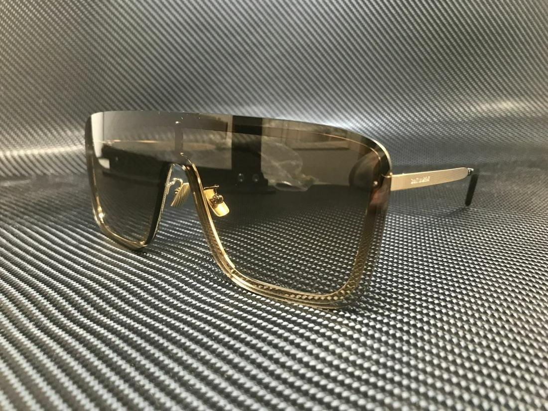SAINT LAURENT SL 364 Mask 006 Gold Rectangle 99 mm Unisex Sunglasses: SAINT LAURENT SL 364 Mask 006 Gold Rectangle 99 mm Unisex Sunglasses Pattern: Solid Lens Technology: Gradient Anti-Reflective Polarized Vintage: No Frame Color: Gold Uv Protection: UV400 Type: Sunglas