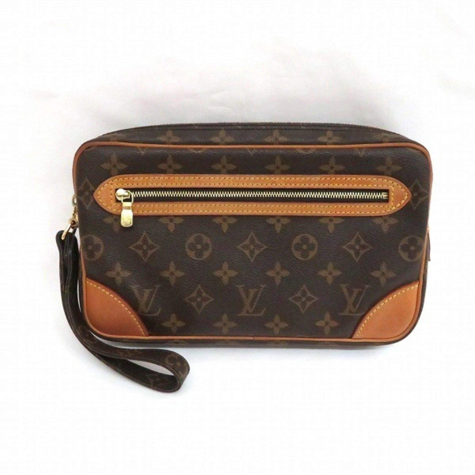 Louis Vuitton Monogram Marly Dragonne M51825 Bag Clutch Unisex: Louis Vuitton Monogram Marly Dragonne M51825 Bag Clutch Unisex Brand: Louis Vuitton Type: Clutch bag Material: Monogram Monogram: Color: Brown Gender: Unisex Size (HxWxD): 15cm x 25.5cm x 4.5cm / 5.9 