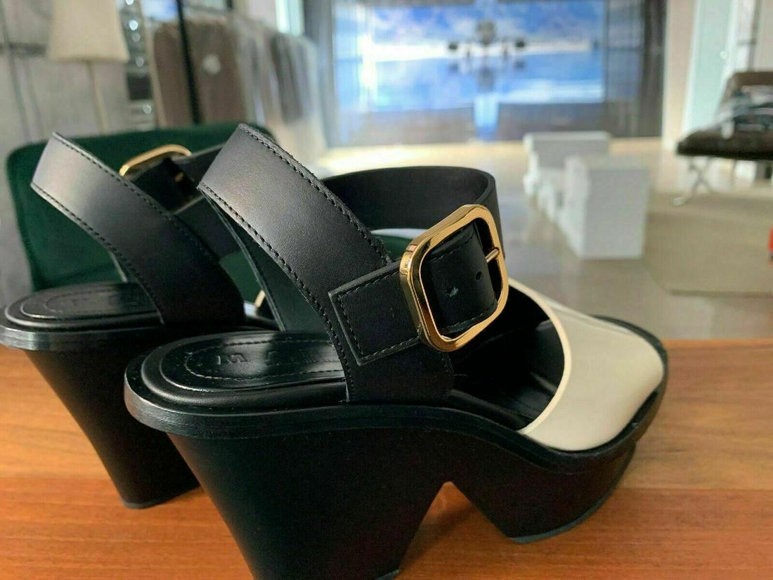 MARNI Iconic Wedge Sandals Platform Sandals Wedge Heel Shoes Pumps Shoes 39: MARNI Iconic Wedge Sandals Platform Sandals Wedge Heel Shoes Pumps Shoes 39 Style: Sandals Heel Height: High heel (5-8 cm) Accents: FASHION DELUXE PLAGUE FETE IBIZA CANNES MOSCOW FASHION LUXURY BEACH