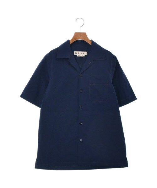 MARNI Casual Shirt Navy 50(Approx. XL): MARNI Casual Shirt Navy 50(Approx. XL) Size: 50(Approx. XL) Size Type: Regular Color: Navy Type: casual shirt Fit: Regular Neckline: Collared Vintage: No Season: Spring Summer Handmade: No Chest Size:
