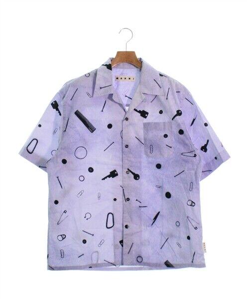 MARNI Casual Shirt PurplexNavy 50(Approx. XL): MARNI Casual Shirt PurplexNavy 50(Approx. XL) Size: 50(Approx. XL) Size Type: Regular Color: PurplexNavy Type: casual shirt Fit: Regular Neckline: Collared Vintage: No Season: Spring Summer Handmade: