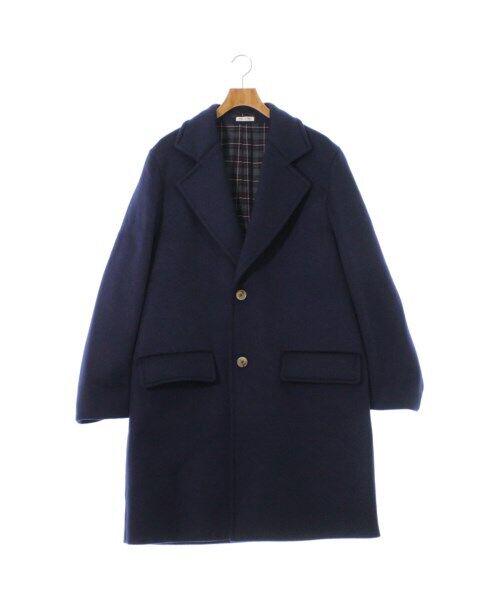 MARNI Chester Coat Navy 46(Approx. M): MARNI Chester Coat Navy 46(Approx. M) Size: 46(Approx. M) Type: Chester coat Size Type: Regular Color: Navy Season: Fall Winter Vintage: No Jacket/Coat Length: 40 in Handmade: No Chest Size: 47 in "Si