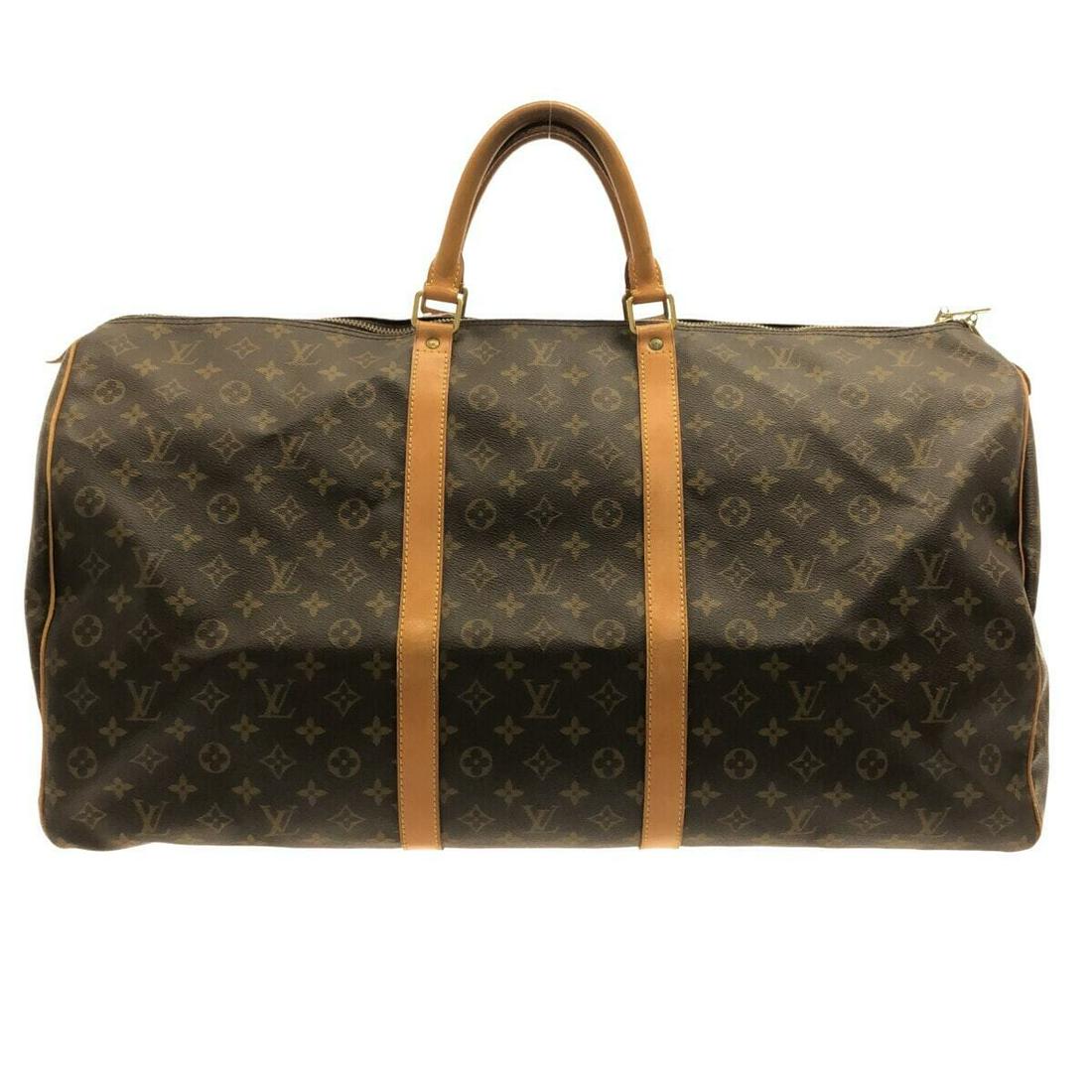 LOUIS VUITTON Keepall 60 M41422 Monogram VI1923 Boston Bag Monogram Canvas: LOUIS VUITTON Keepall 60 M41422 Monogram VI1923 Boston Bag Monogram Canvas Style: Boston Bag Exterior Color: Monogram Exterior Material: Monogram Canvas Product Name: Keepall 60 Date Code/Stamp: VI192