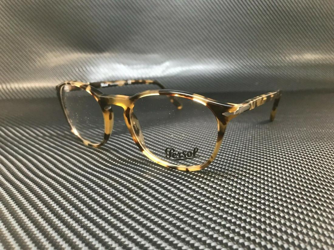 PERSOL PO3007V 1056 Brown & Beige Tortoise Square Rectangle Men's Eyeglasses 50: PERSOL PO3007V 1056 Brown & Beige Tortoise Square Rectangle Men's Eyeglasses 50 Type: Eyeglasses Frame Color: Brown New The BIDHAUS Guarantee: All items in this auction are guaranteed to be 100% authe