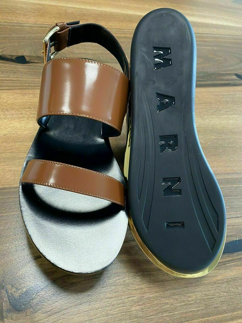 MARNI CALF LEATHER CORNER PLATFORM SANDALS PLATFORM SANDALS-: MARNI CALF LEATHER CORNER PLATFORM SANDALS PLATFORM SANDALS- Accents: HOT SEXY COOL DE LUXE FASHION DANSE PLAGE MYKONOS Style: A SEMELLE COMPENSEE PLATE-FORME SANDALES Hauteur Du Talon: Talon haut (5-