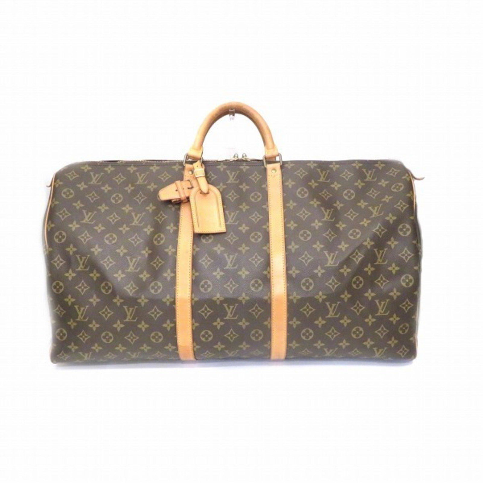 Louis Vuitton Monogram Keepall 60 M41422 Bag Boston Unisex: Louis Vuitton Monogram Keepall 60 M41422 Bag Boston Unisex Brand: Louis Vuitton Line: Monogram Type: Boston bag Material: Monogram Monogram: Color: Brown Monogram Hardware Color: Gold Closure: Zipper 