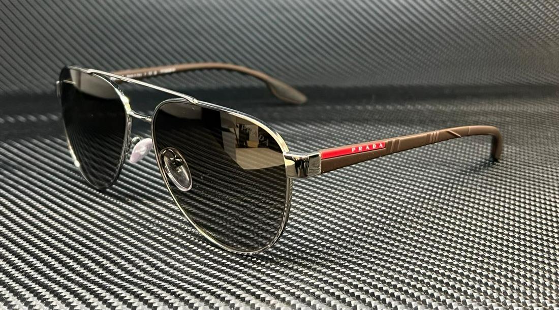 PRADA LINEA ROSSA PS 54TS 5AV1X1 Gunmetal Green Gradient Men's 58 mm Sunglasses: PRADA LINEA ROSSA PS 54TS 5AV1X1 Gunmetal Green Gradient Men's 58 mm Sunglasses Lens Technology: Gradient Frame Color: Gray Uv Protection: UV400 Type: Sunglasses Lens Material: Polycarbonate Style: Av