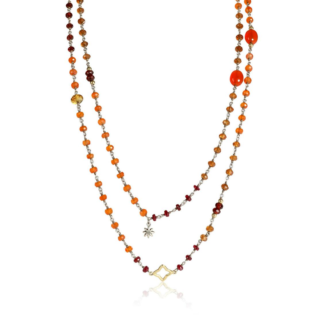 David Yurman Bead Elements Necklace in 18K Yellow Gold/Sterling Silver: David Yurman Bead Elements Necklace in 18K Yellow Gold/Sterling Silver Necklace Length: 40 in Side Stone Type: Mix Metal Purity: 18K With Original Box/Packaging: No With Papers: No Gross Weight (Grams