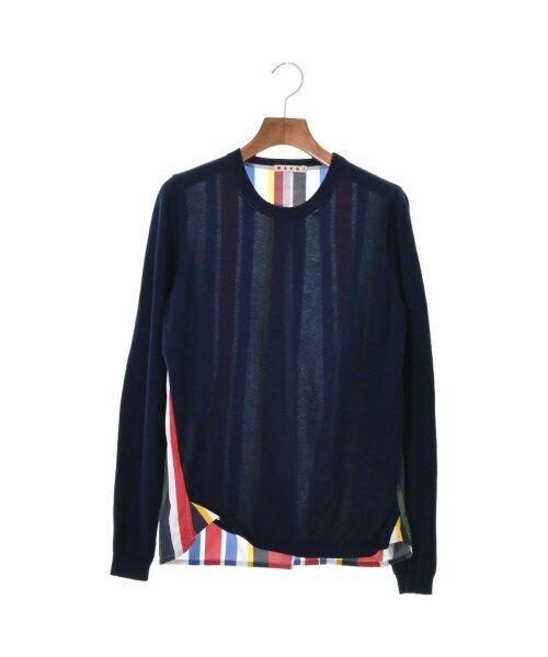MARNI Knitwear NavyxWhitexRed etc. 14: MARNI Knitwear NavyxWhitexRed etc. 14 Color: NavyxWhitexRed etc. Type: knit B: Reasonable Wear and Tear The BIDHAUS Guarantee: All items in this auction are guaranteed to be 100% authentic. At Your Se