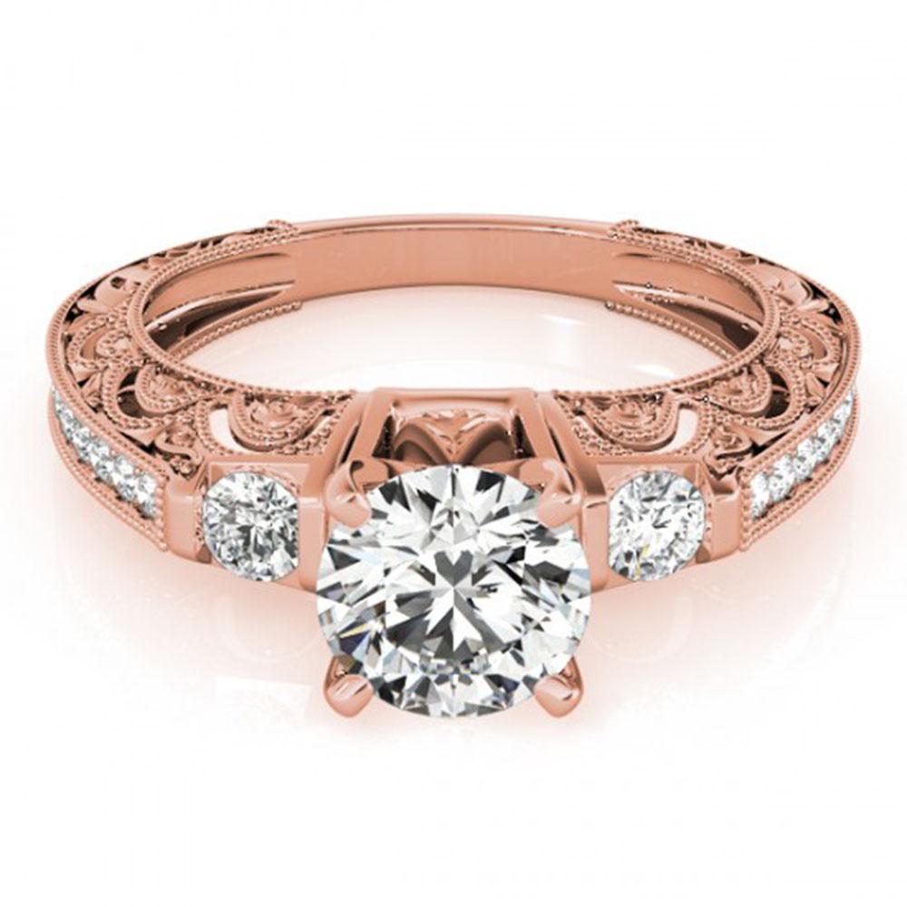 1.63 ctw Certified VS/SI Diamond Antique Ring 18k Rose Gold: 1.63 ctw Certified VS/SI Diamond Antique Ring 18k Rose Gold 1.63 ctw Certified VS/SI Diamond Antique Ring 18k Rose Gold Designer Brand Luxury Jewelrymade in the USA Suggested Retail Price: $25650 . It