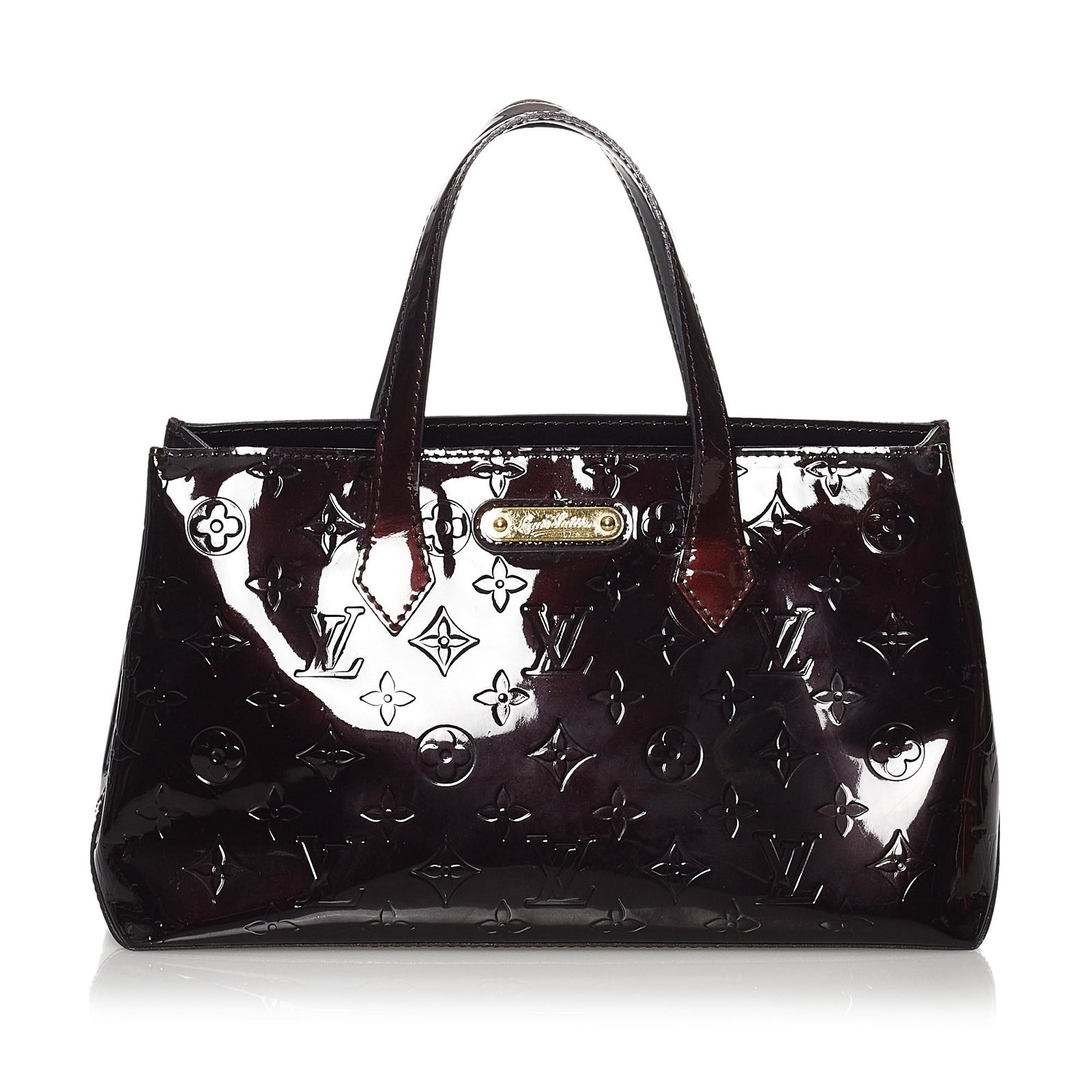 Louis Vuitton Vernis Wilshire PM: Louis Vuitton Vernis Wilshire PM The Wilshire PM features a vernis leather body flat leather straps a top lobster claw closure and an interior zip pocket. Brand: Louis Vuitton Model: Vernis Wilshire P
