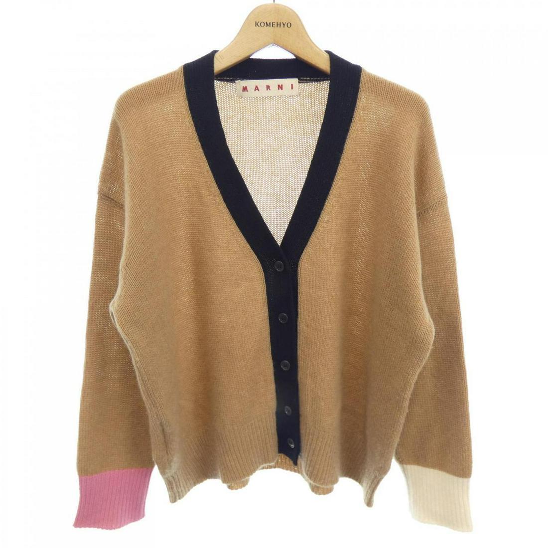 Marni MARNI Cardigans: Marni MARNI Cardigans Style: TOPS Color: Beige "Gender: Ladies" Size: 38 Size Type: Regular Type: TOPS B: Reasonable Wear and Tear The BIDHAUS Guarantee: All items in this auction are guaranteed to be
