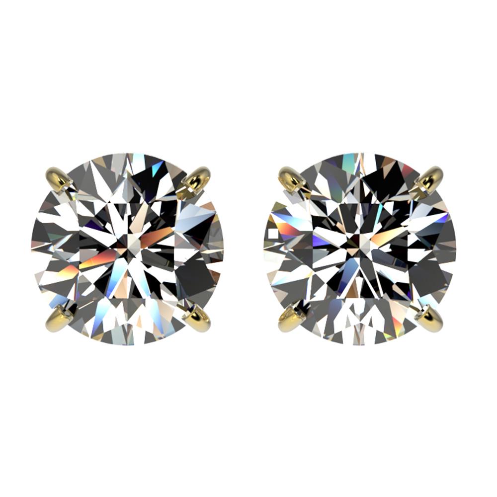 2.11 ctw Certified Quality Diamond Stud Earrings 10k Yellow Gold: 2.11 ctw Certified Quality Diamond Stud Earrings 10k Yellow Gold 2.11 ctw Certified Quality Diamond Stud Earrings 10k Yellow Gold Designer Brand Luxury Jewelrymade in the USA Suggested Retail Price: $