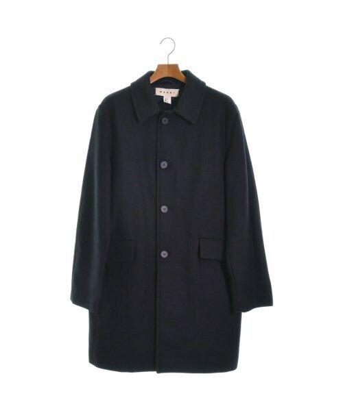 MARNI Bal Collar Coat Navy 46(Approx. M): MARNI Bal Collar Coat Navy 46(Approx. M) Size: 46(Approx. M) Type: Coat Style: Overcoat Size Type: Regular Color: Navy Vintage: No Season: Fall Winter Jacket/Coat Length: 36 in Fit: Regular Handmade: