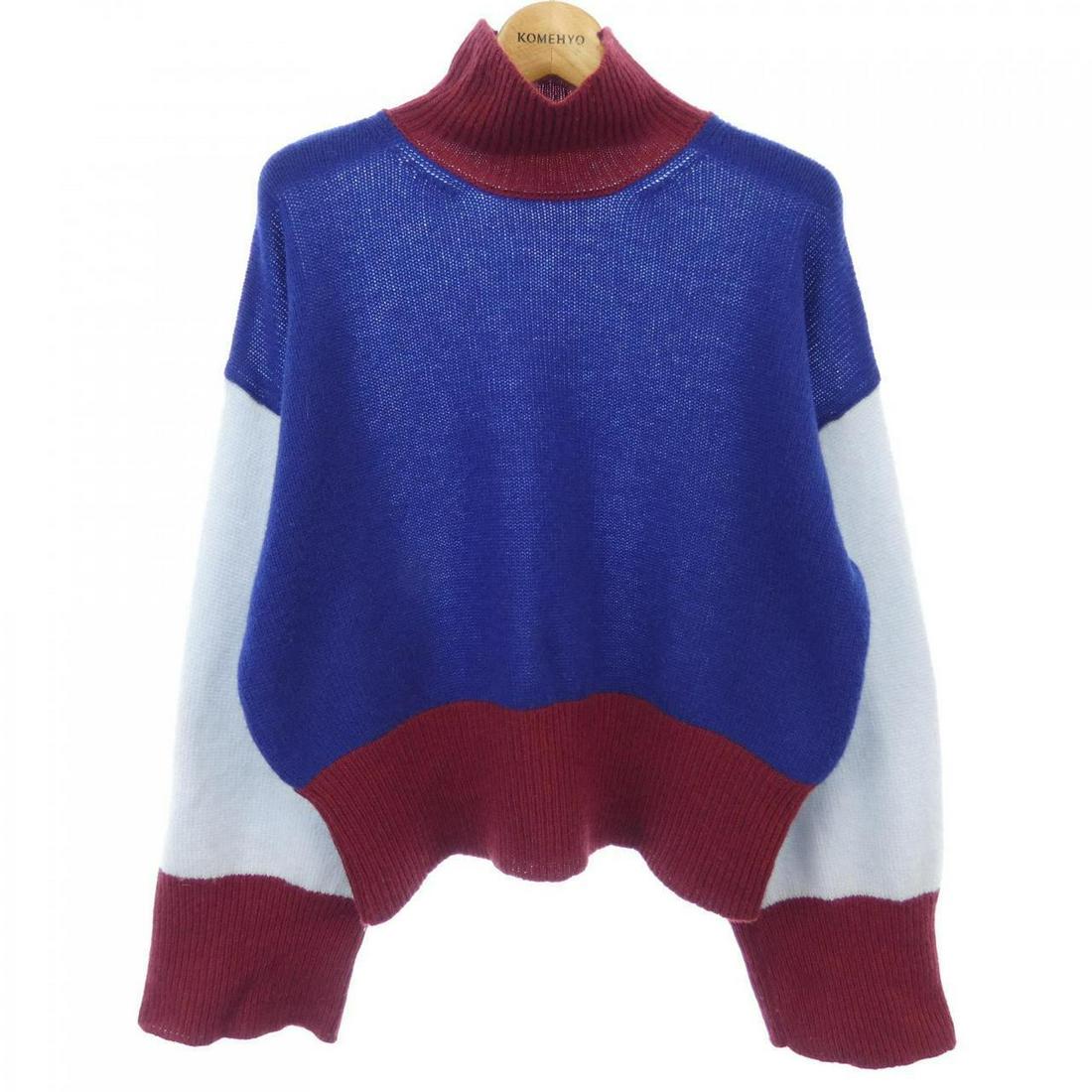 Marni MARNI Knitwear: Marni MARNI Knitwear Style: KNIT WEAR Color: Blue See-through Gender: Ladies" Size: 38 Size Type: Regular Actualsize: Backbody Length:49cm Body width:54cm Shoulder and arm length:75cm Type: KNIT WEAR