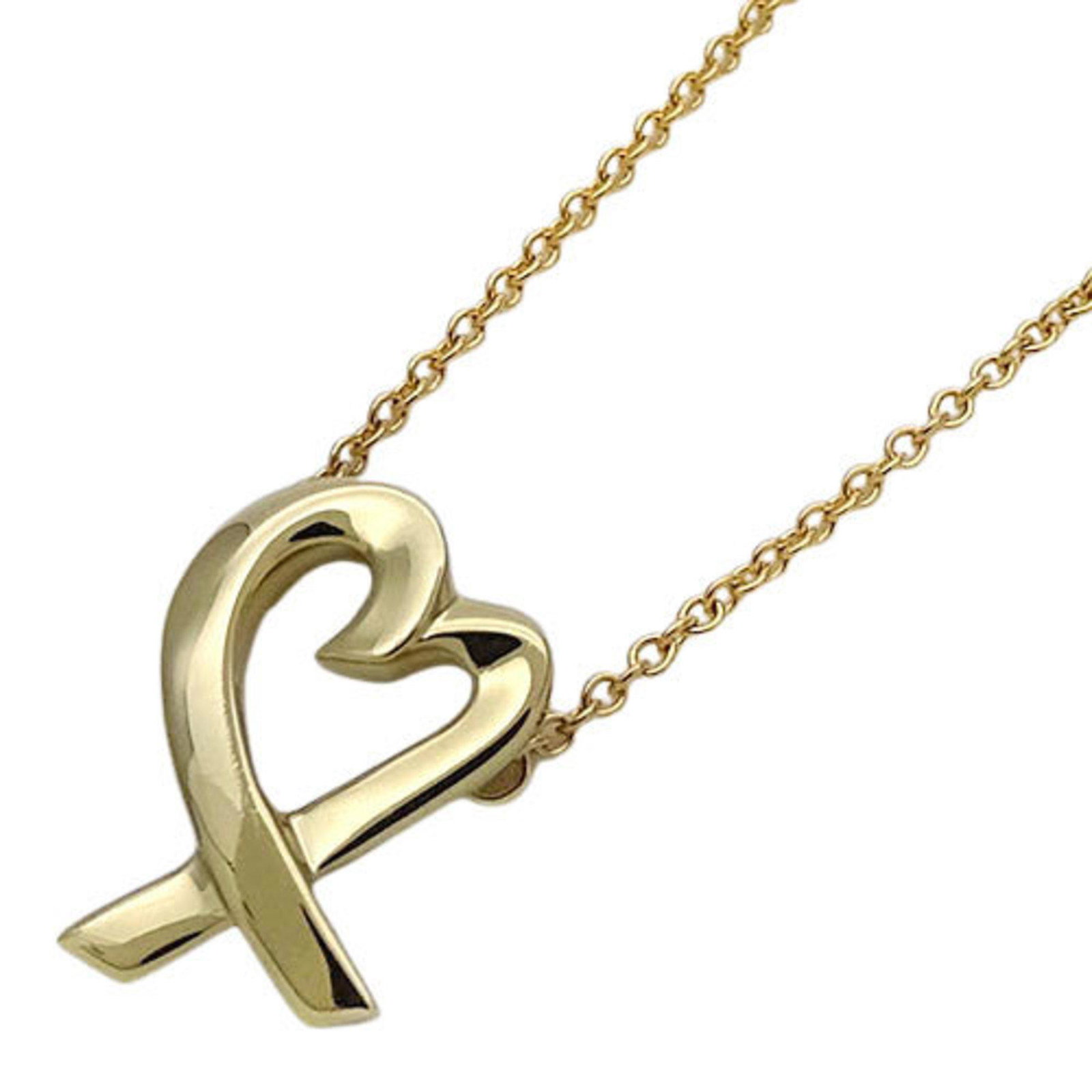 Tiffany TIFFANY&Co. Necklace Ladies Heart 750YG Yellow Gold Loving Pendant: Tiffany TIFFANY&Co. Necklace Ladies Heart 750YG Yellow Gold Loving Pendant Brand: Tiffany Line: Loving Heart Necklace Type: Necklace Pendant Type: Pendant Gender: Women Material: Yellow gold Color: Ye