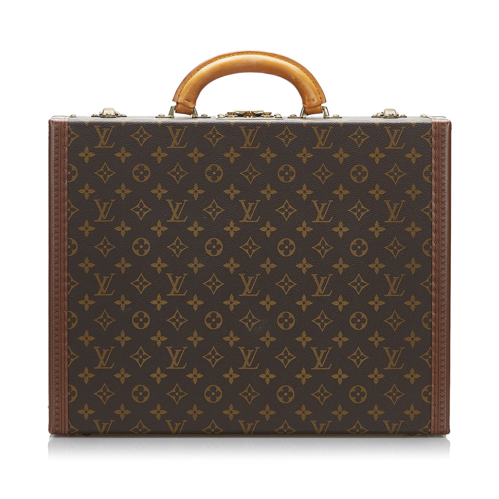 Louis Vuitton Monogram Super President Trunk: Louis Vuitton Monogram Super President Trunk The Super President Trunk features a monogram canvas body rolled top handle key closure and latch closure. Brand: Louis Vuitton Model: Monogram Super Presi