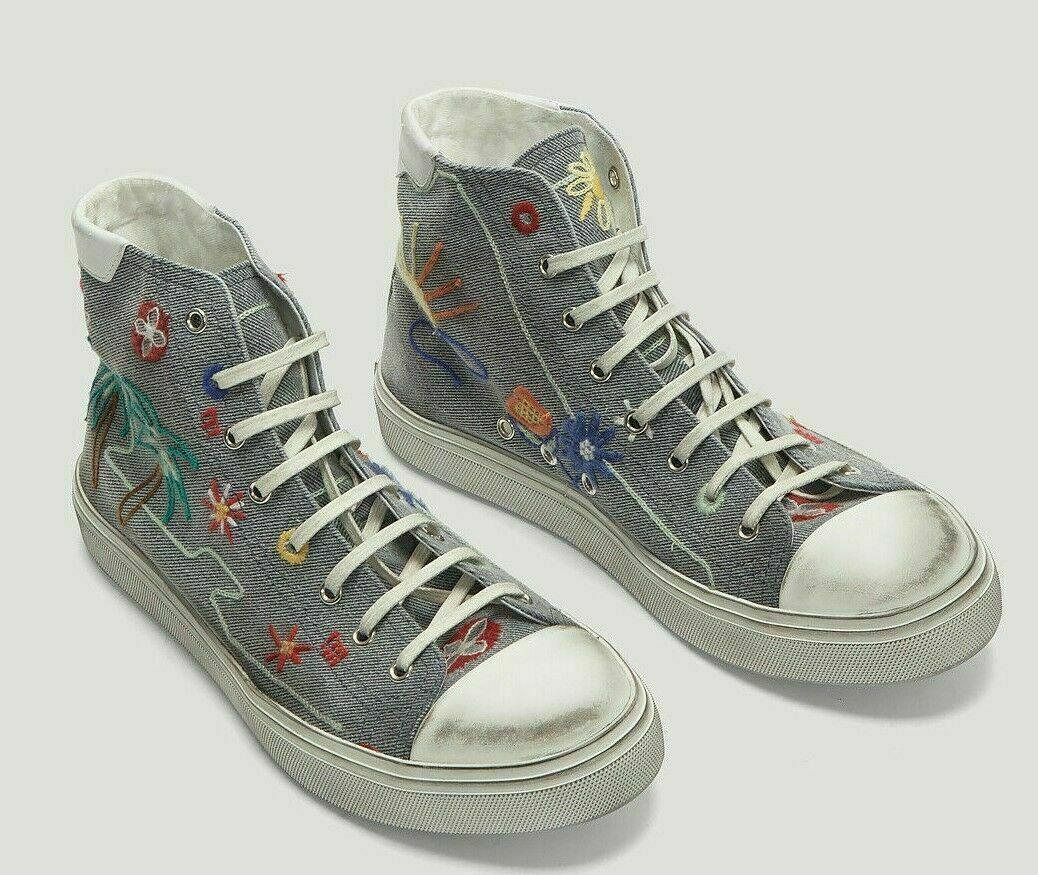 Saint Laurent Ysl Bedford High Top Sneakers Sports Shoes Sneakers-: Saint Laurent Ysl Bedford High Top Sneakers Sports Shoes Sneakers- Marque: YSL Yves Saint Laurent Style: chaussure Vintage: Non Individualise: Non Code Du Style: 553553 Largeur Des Patins: Normal Type